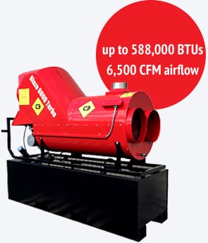 indirect fired heaters 600D