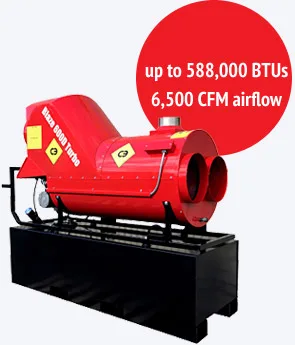 indirect fired heaters 600D