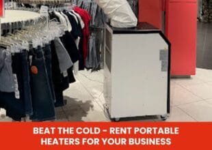 beat the cold rent portable heaters for your business